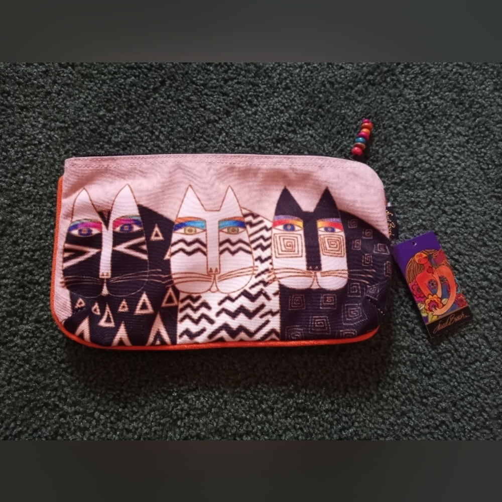 NWT Laurel Burch Cat Purse, Clutch